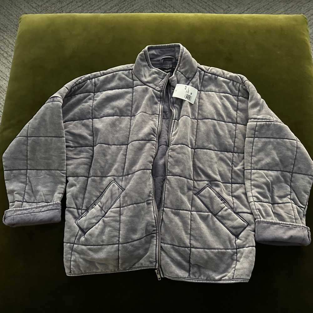 Purple Quilted Jacket